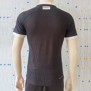 Permeable Red Football Shirt Durable Polyester Player Edition Jersey